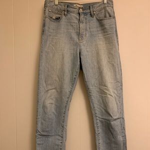 Madewell Perfect Summer Jean high rise straight